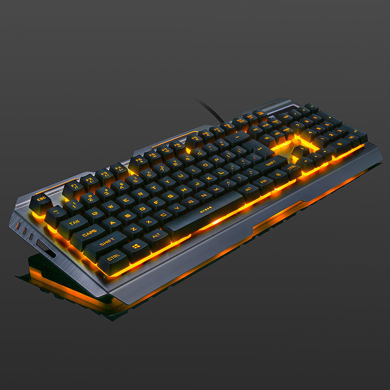 Wired gaming keyboard for notebook & desktop