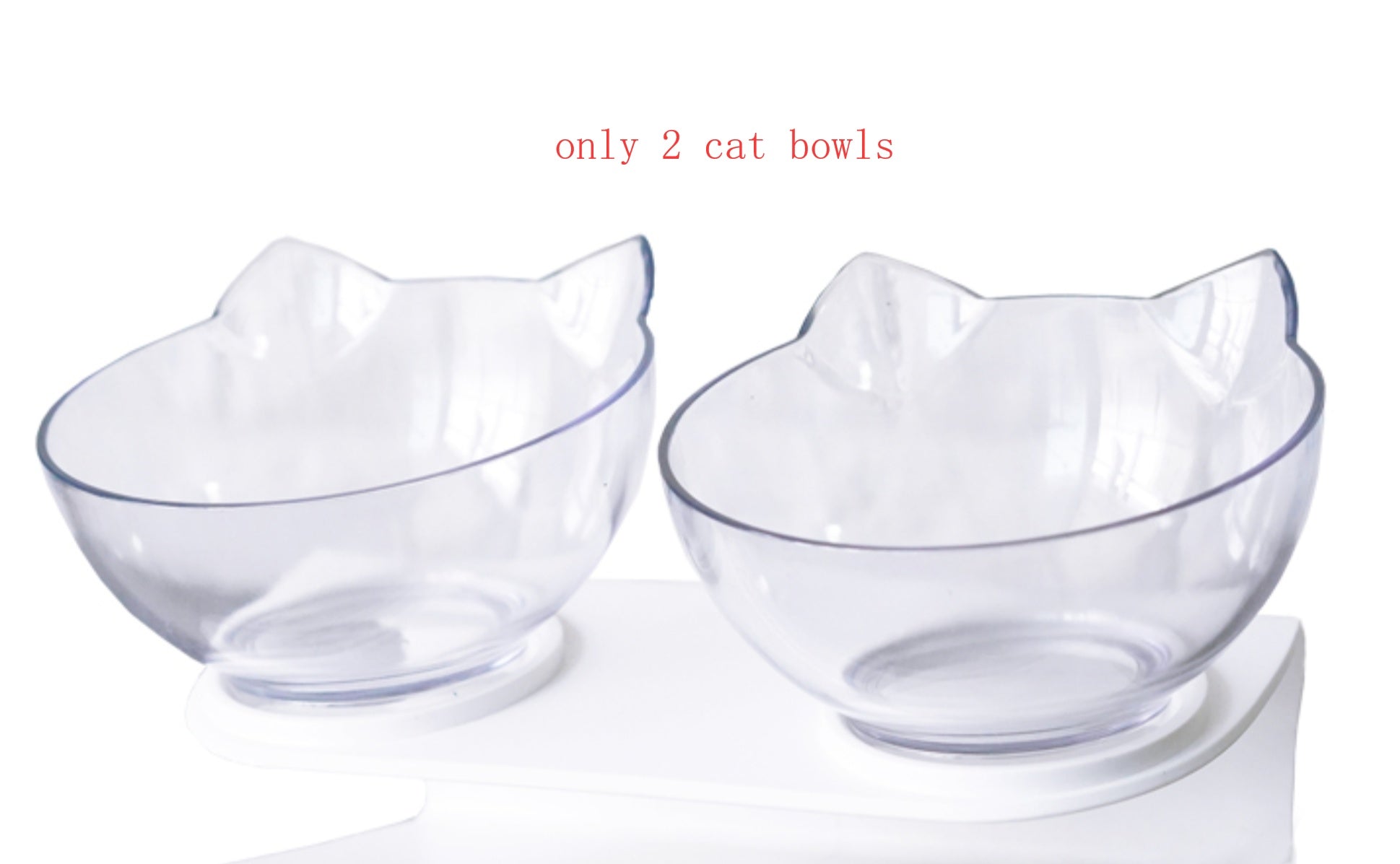 Transparent Single Pet Bowl