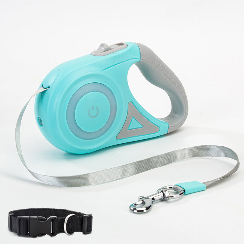 Retractable Leash And Dog Collar