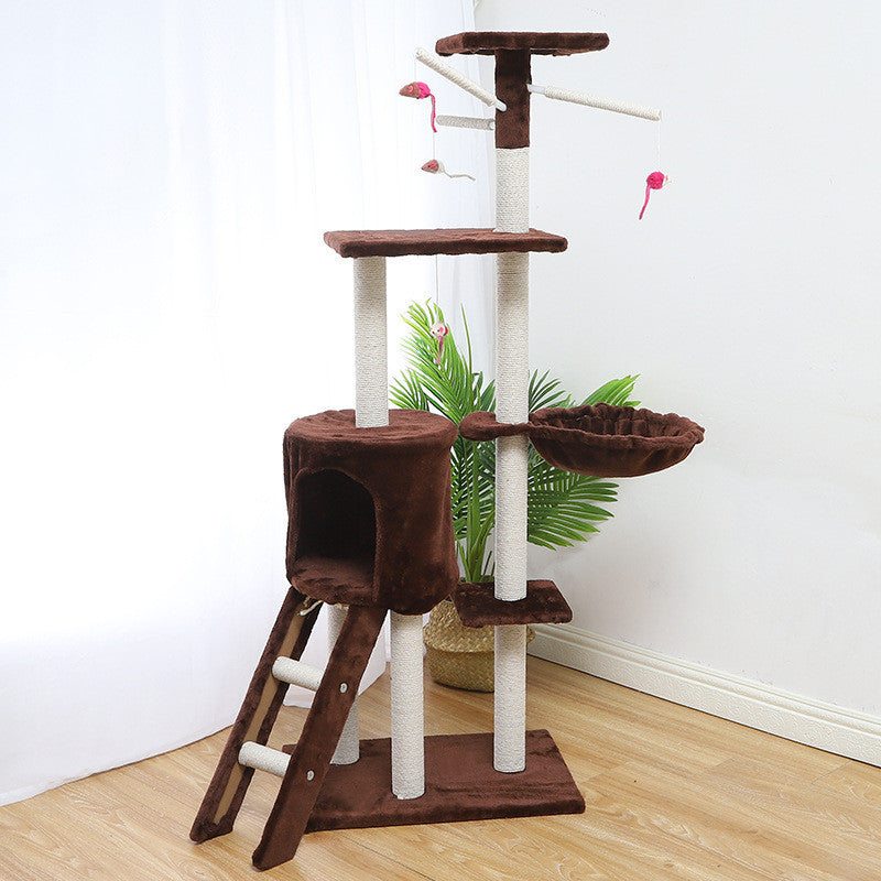 Wooden Cat Climber Cat House