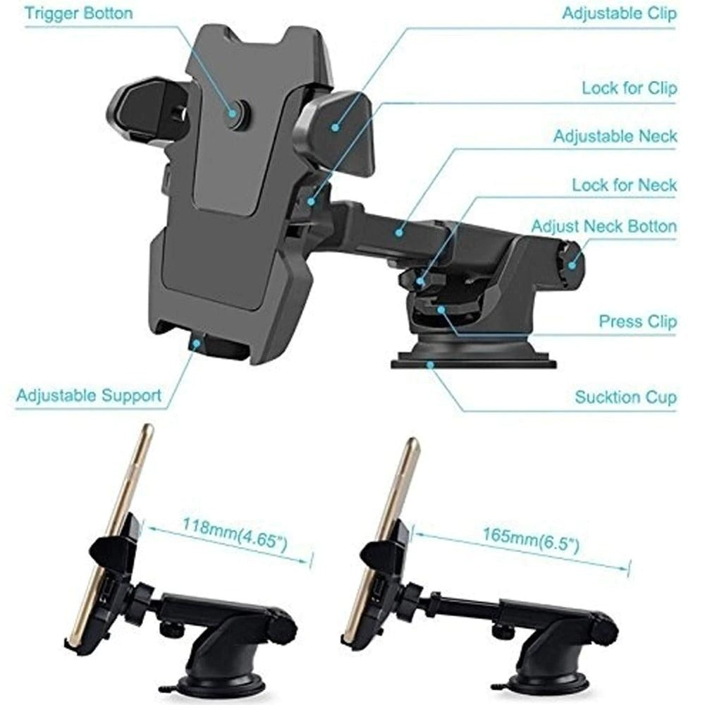 Windshield Car Phone Holder U