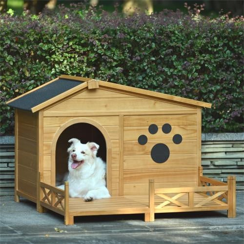 Dog Kennel With Water-Resistant Roof