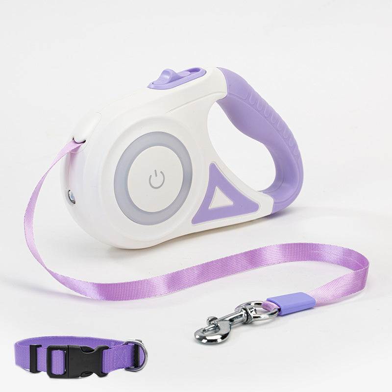 Retractable Leash And Dog Collar